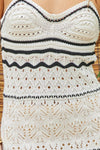 Festive City Crochet Maxi Dress